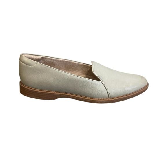 Naturalizer SOUL Yippee Faux Leather Slip On Flat Shoes in Stone Size 7.5 - Picture 3 of 10